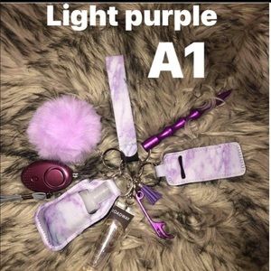 Different color keychains